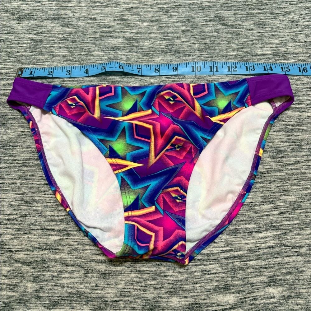 Fun Patterned Bikini Bathing Suit Size Ladies Small - Picture 2 of 7